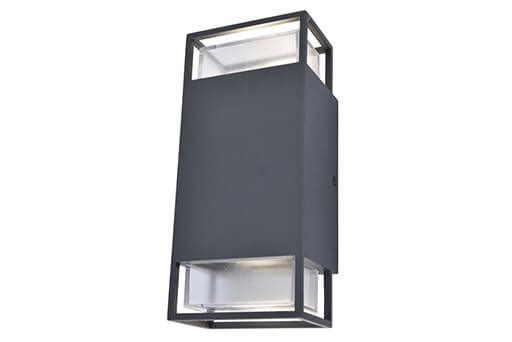 Lutec Aluminium wandlampRidge antraciet - 5107101118 afbeelding