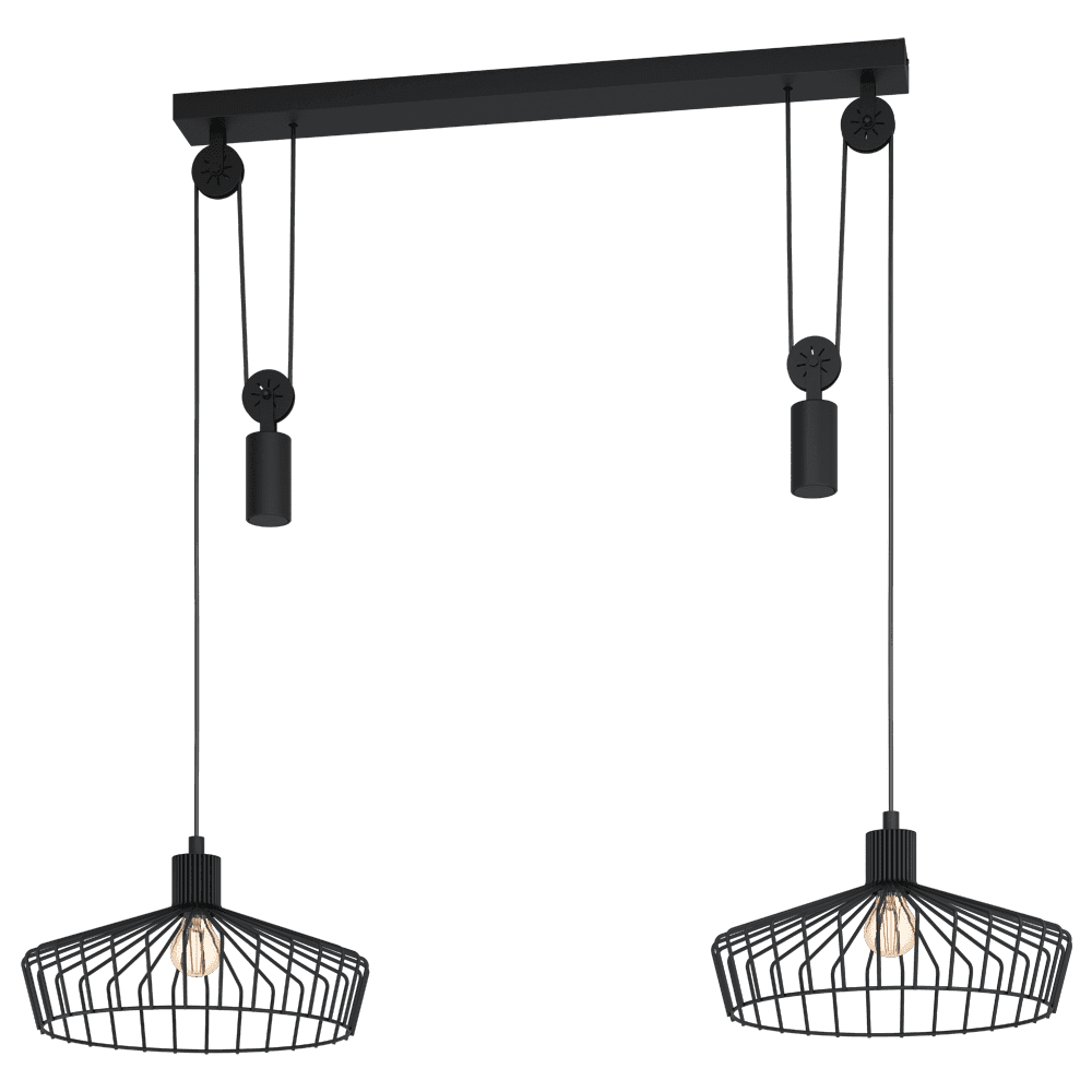 Eglo Eetkamer hanglampWinkworth met twee kappen - 43438