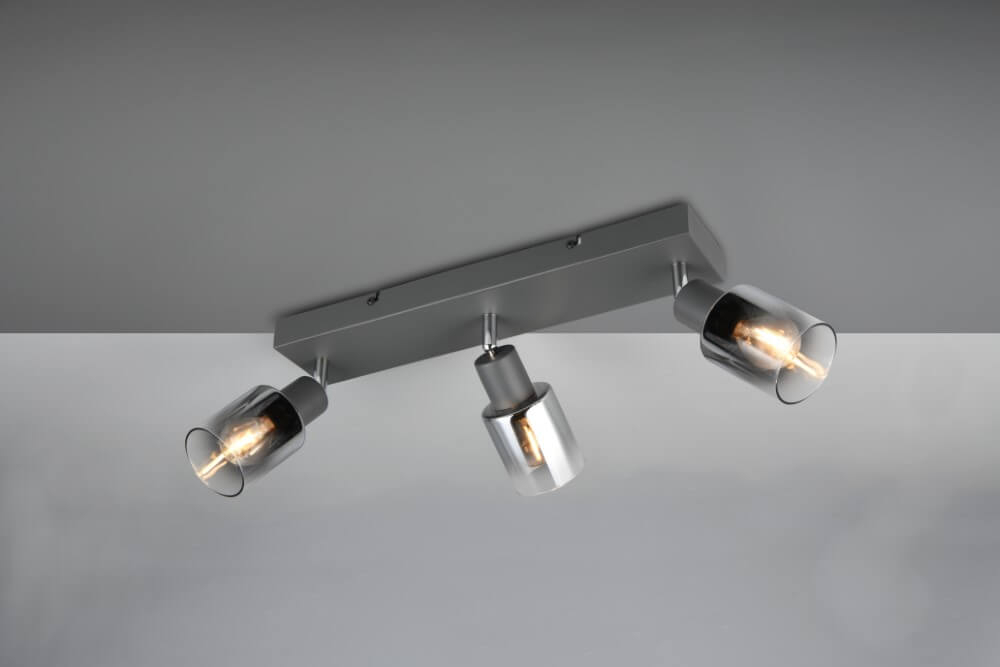 Trio 3-lichts plafondlampCadiz zwart - R81783042
