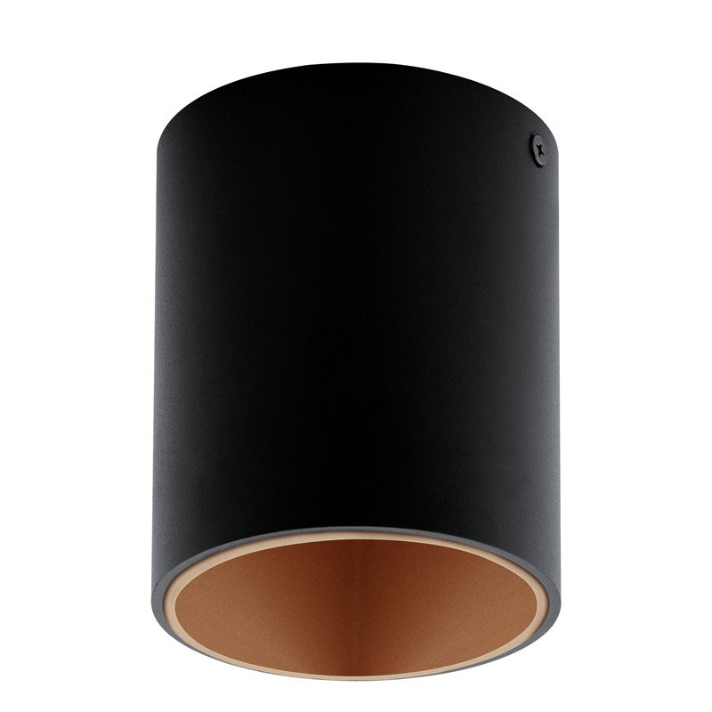 Eglo Led plafondlamp Polasso Zwart/Koper - 94501