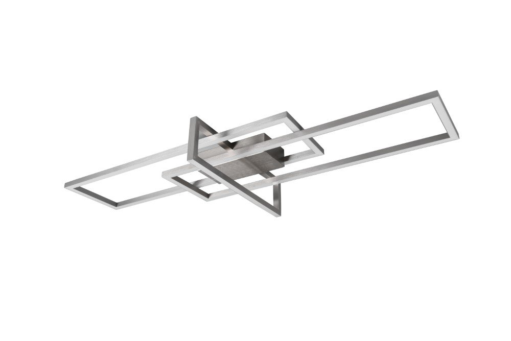Trio Led plafondlampSalinas 100cm grijs - 620310307