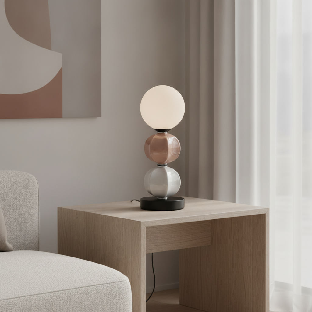 Lyora Unieke tafellampDazz meerdere kleuren keramiek - 9009312