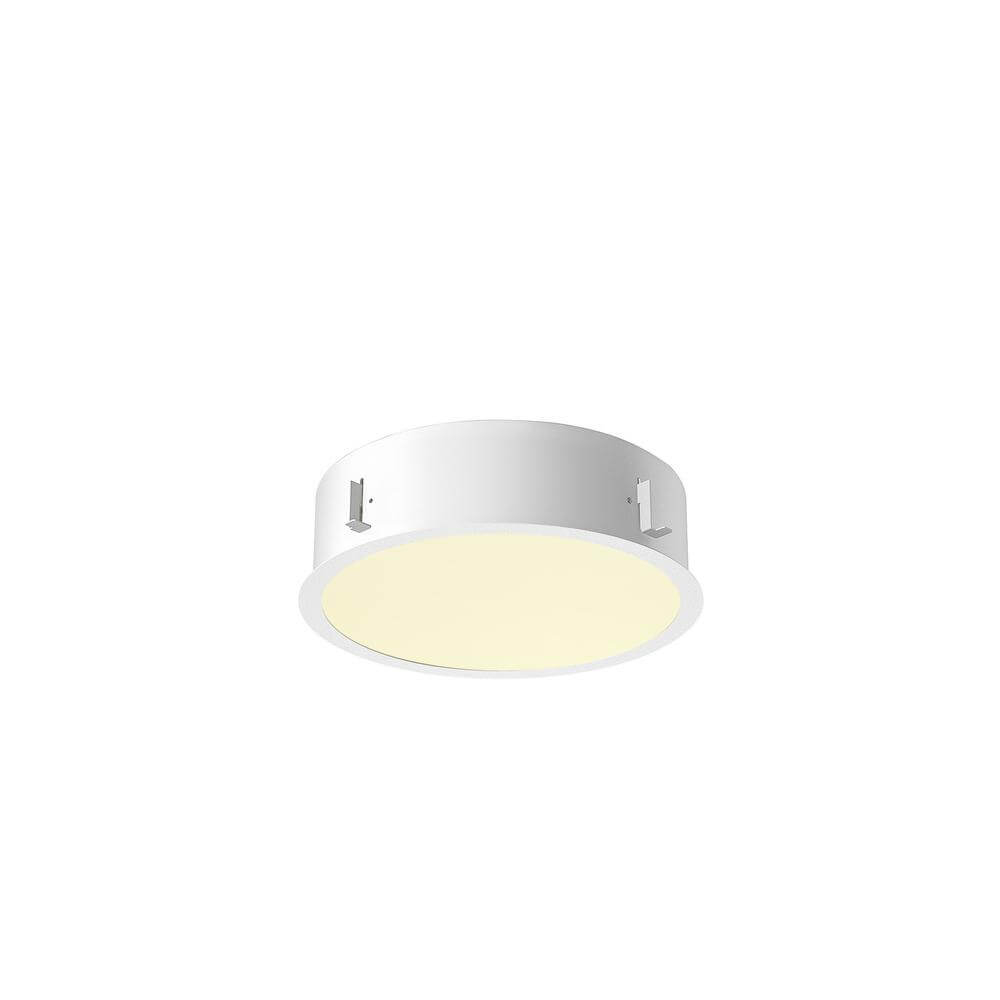SLV Inbouw plafondlampMedo 30 wit Ø 30cm met frame - 1008629