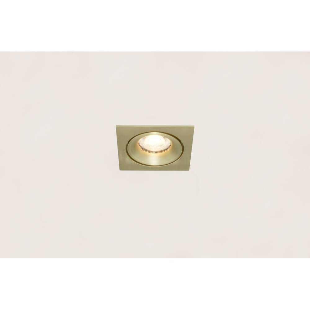 Artdelight Vierkante inbouwspotAlice mat goud - DL 921 MG