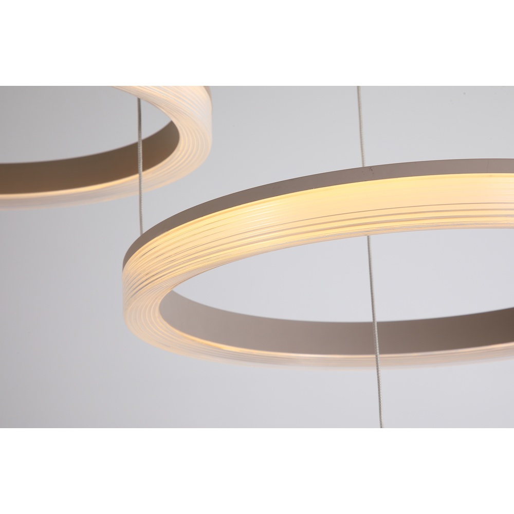 Design hanglamp Lumen Rings zand bruin Searchlight 5,05342E+12