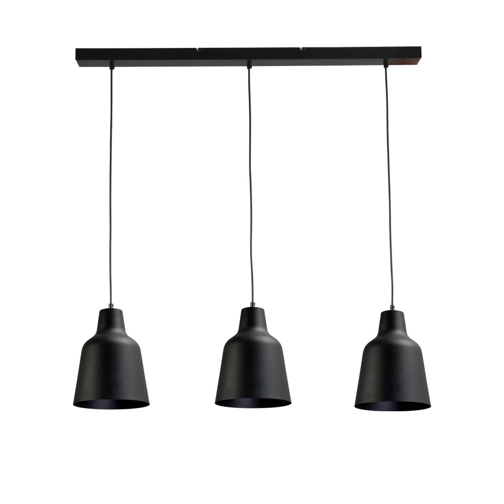 Masterlight Leuke eettafellamp zwartConcepto 3x26 - 2756-05-S-100-3