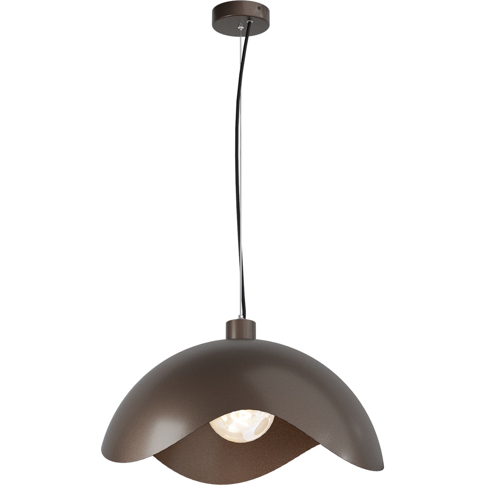 Masterlight Design hanglamp Volta Ø50cm - golvend - cacao - 2405-15-15-ST