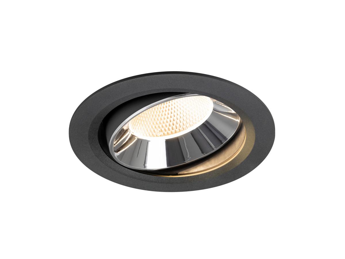 SLV InbouwspotNuminos Move XL zwart/chroom 2700K - 20gr - 1009974