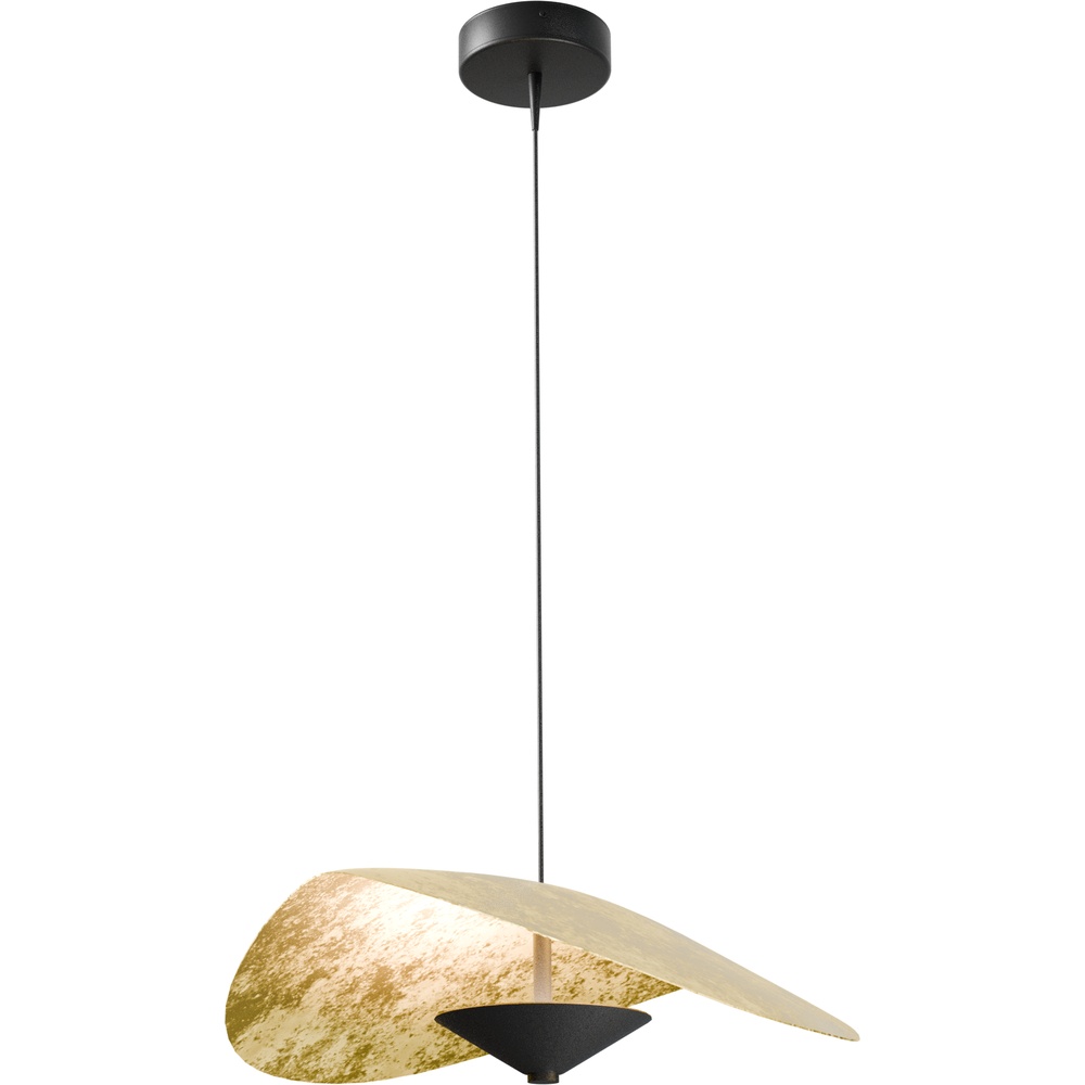 Masterlight Ø 45cm led hanglamp Lente bladgoud - 2100-05-08-45