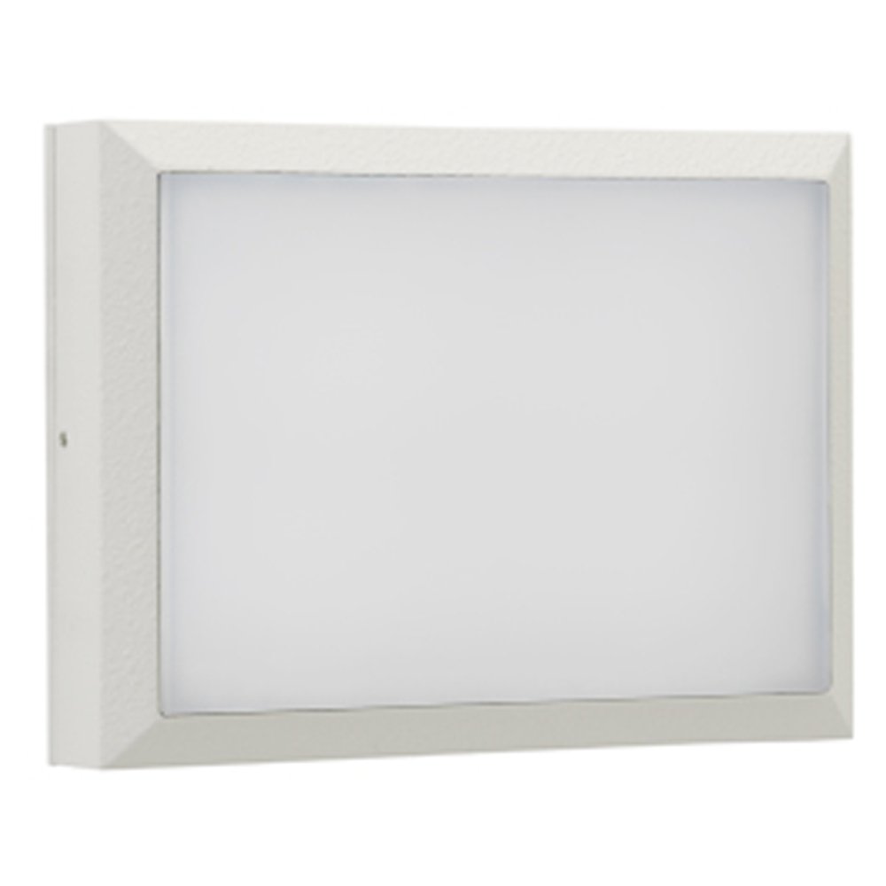 Albert Buitenlamp rechthoekigParel 26cm - wit - 686403