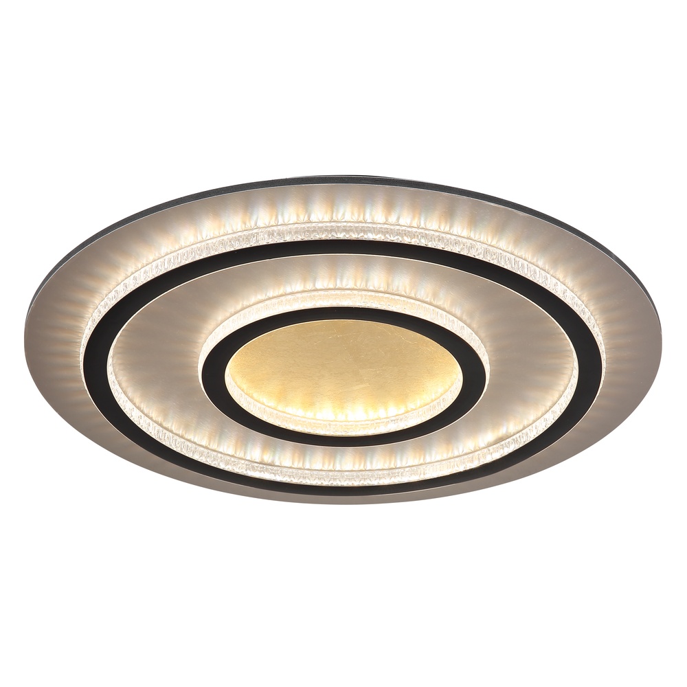 Globo Plafondlamp Jayden zwart Ø 55cm - 48042-60G