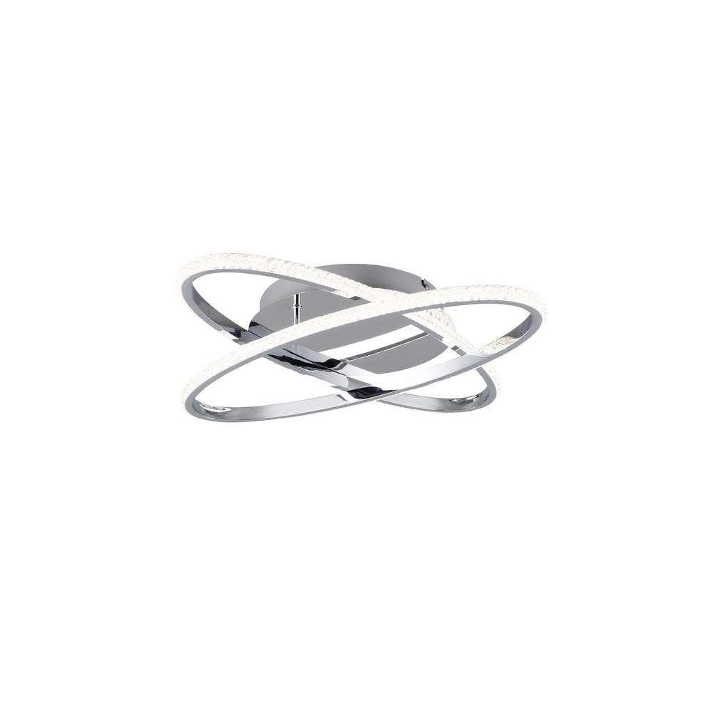 Trio PlafondlampLane chroom Ø 58cm - R67802106