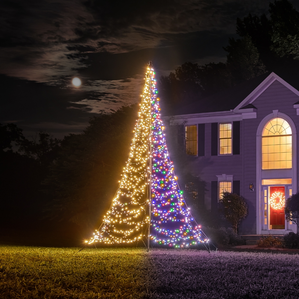 Fairybell 4 meterLuminous Switch 1500 leds - met paal - FANL-400-1500-24-EU afbeelding