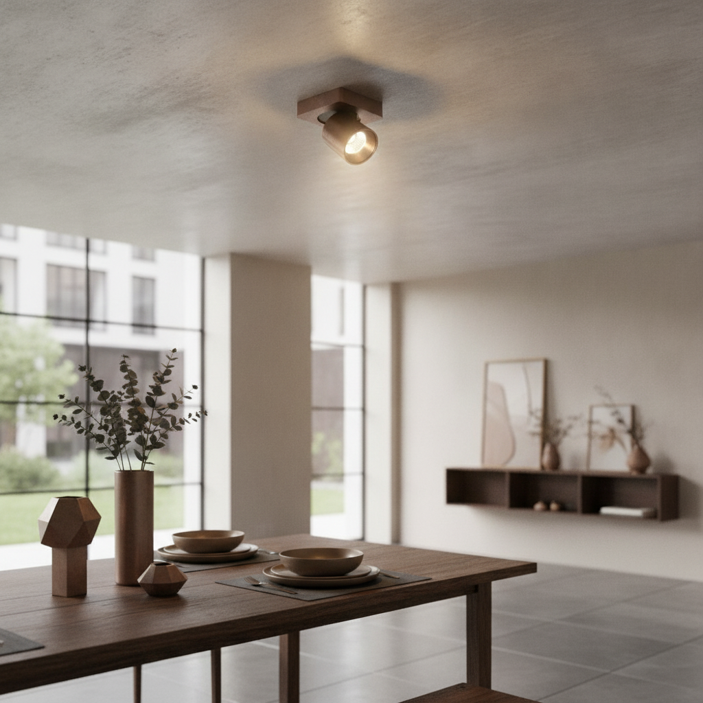 Artdelight Led opbouwspot Laguna brons bruin - PL LAGUNA1 BG