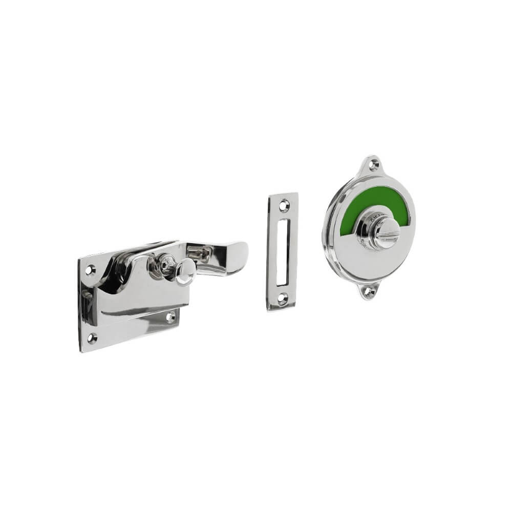 Intersteel WC-overslagTira met bocht rood/groen chroom - 0016.370006