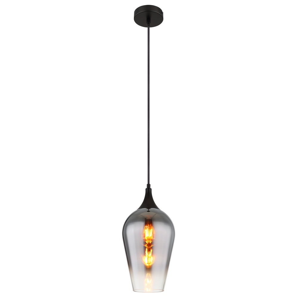Globo Hanglamp Lavus smoke glas - 15552H3