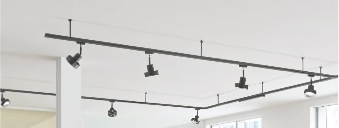 Voorbeeld ophanging railsysteem