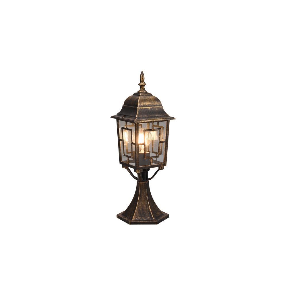 Trio SokkellampVolturno antiek bruin - 505960128