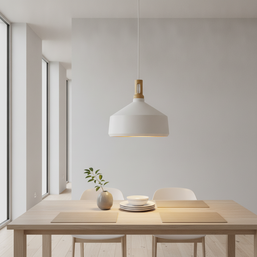 Artdelight Wit met gouden hanglamp Cornet - HL 1998 WI