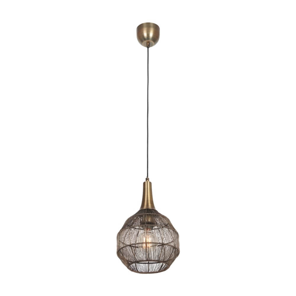 Trio Ronde hanglamp Soraya Ø 26cm - brons - 365430104