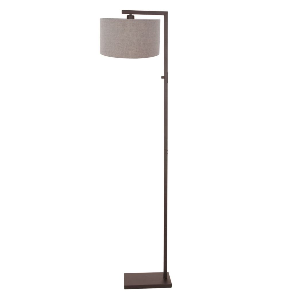 Steinhauer VloerlampStang met grijze kap - 4878CA