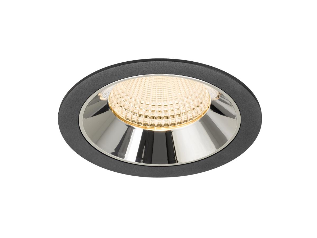 SLV InbouwspotNuminos XL zwart/chroom 2700K - 55gr - 1009926