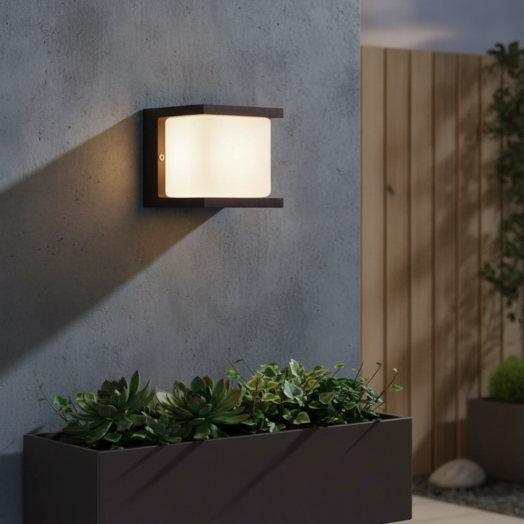 Artdelight Buitenlamp antracietIser 11x10cm - WL 7121 AN