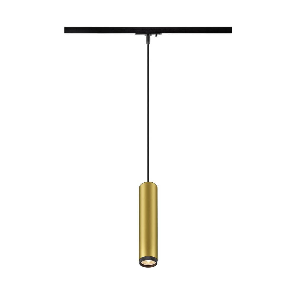 SLV Hanglamp voor rail Grip! L zwart-goud 1-fase - 1008473