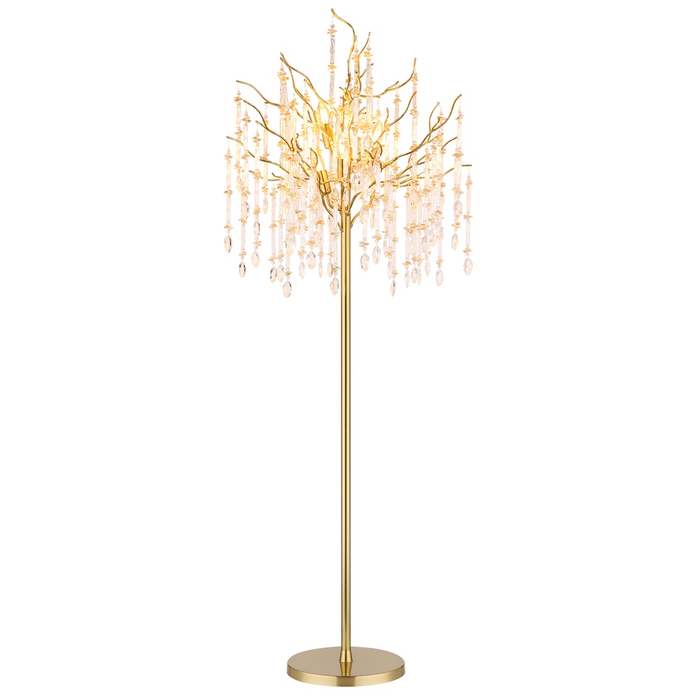 Globo VloerlampGloria goud - 64142S