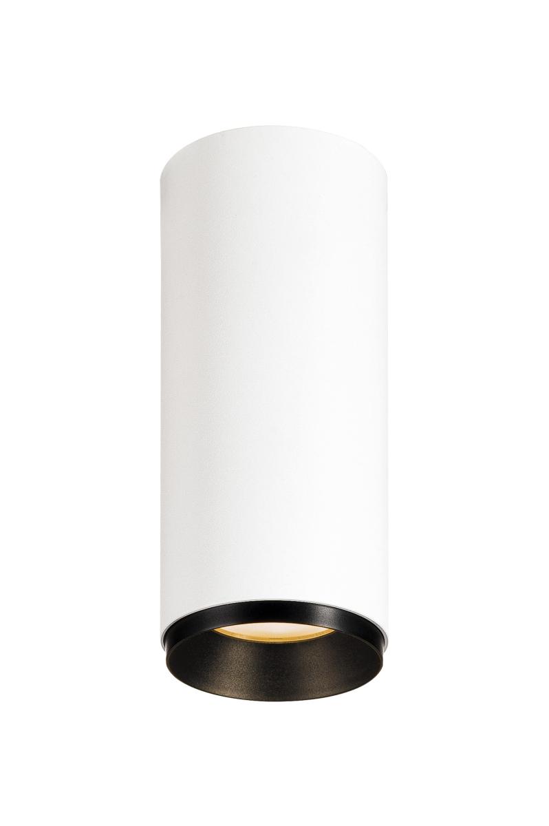 SLV Opbouwspot Numinos S cilinder wit/zwart 2700K - 60gr - 1004128