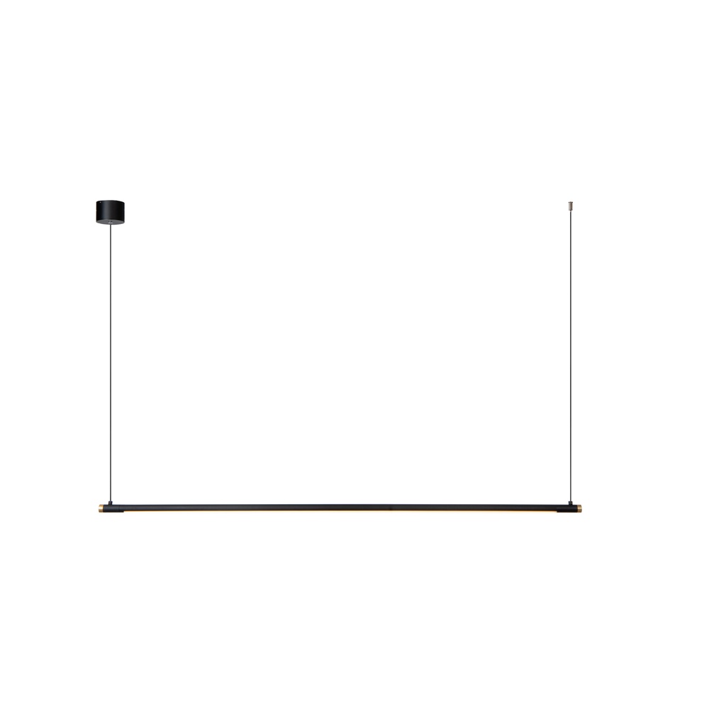 Premium by Lucide Strakke hanglampMarnik zwart 150cm - 41405/24/30