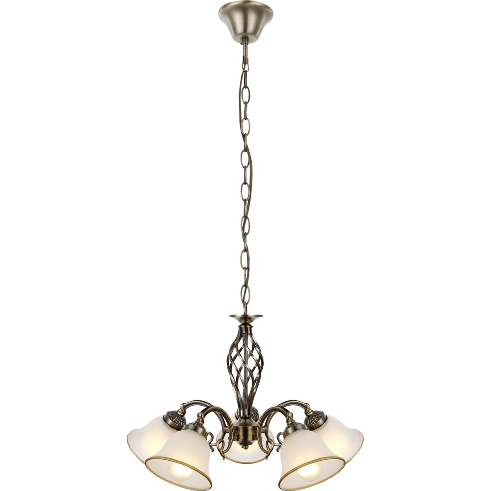 Globo Klassieke hanglamp Odin 5-lichts - 60208-5
