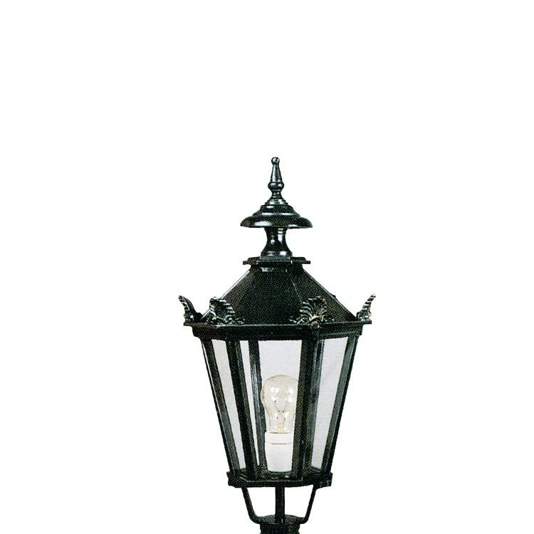 KS Verlichting Nostalgische lantaarn lamp Bergum K7C met kronen - zwart - 1510