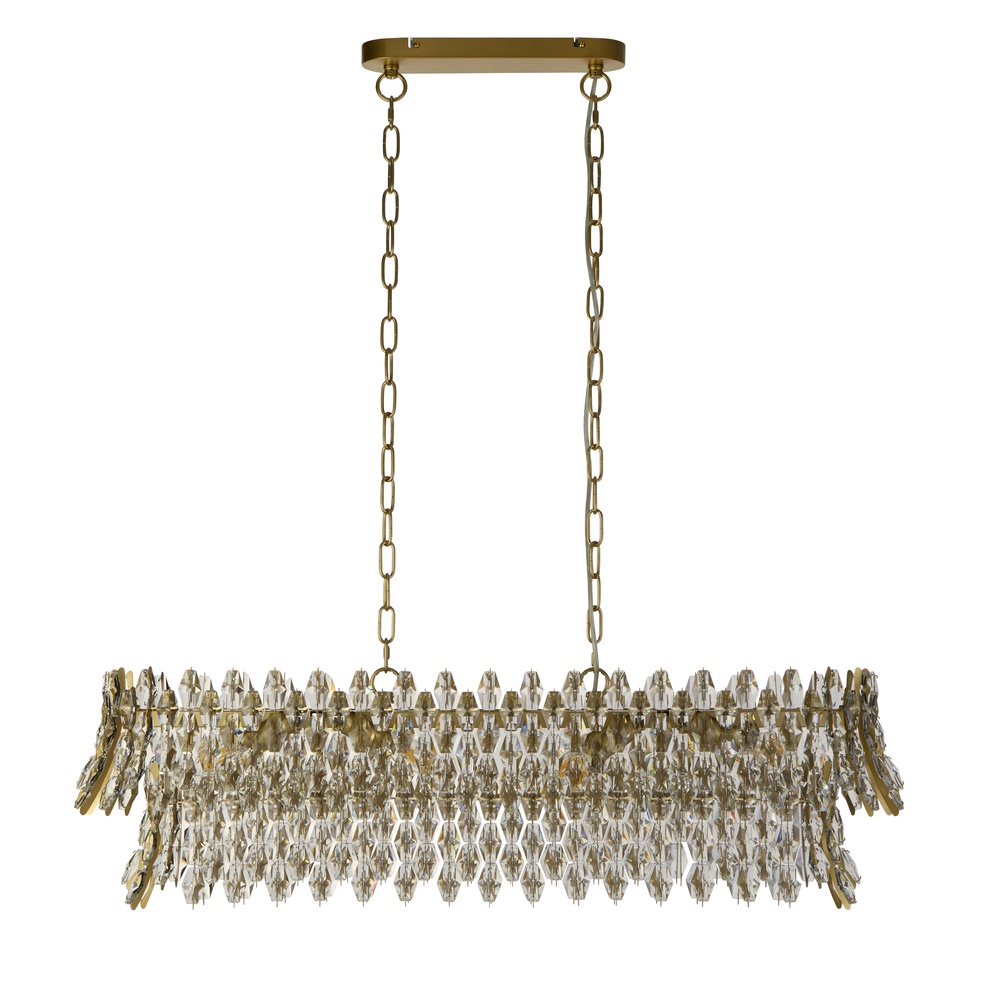 Kroonluchter Monarch goud 98 x 25cm Searchlight 5,05342E+12
