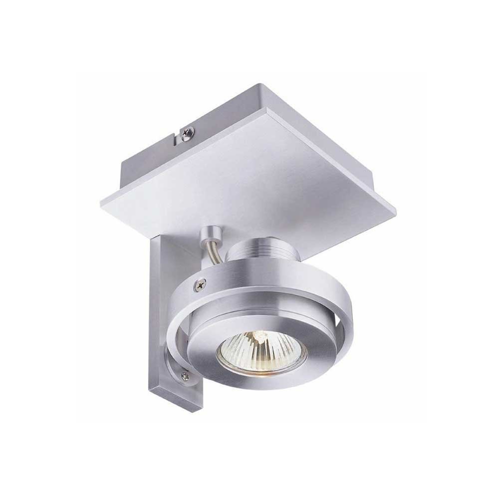 Artdelight 1-lichts opbouwspotMeist grijs - PL MEIST1-B ALU afbeelding