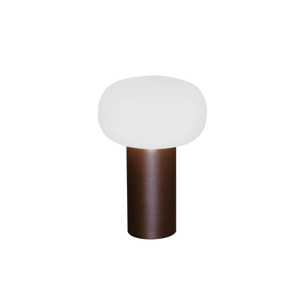 KonstSmide Oplaadbare tafellamp Antibes roestbruin - 7826-972
