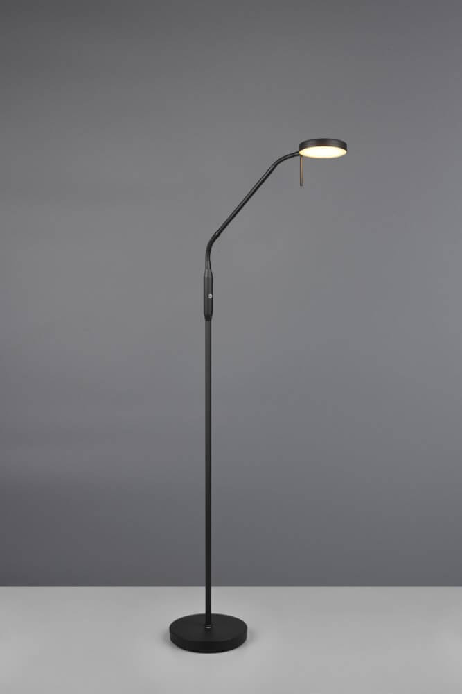 Trio Zwarte leeslamp Moreno oplaadbaar - R44561132