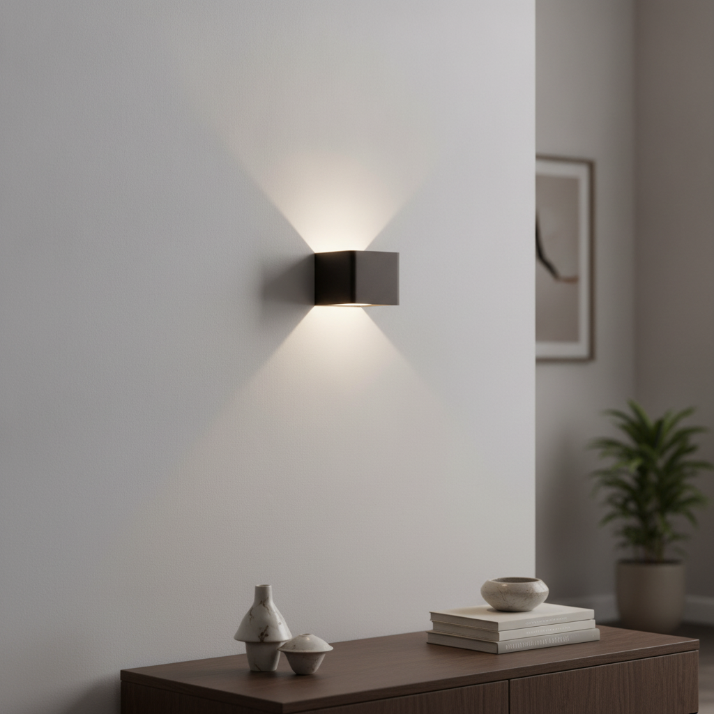 Lyora WandspotEpic vierkant zwart - 110570