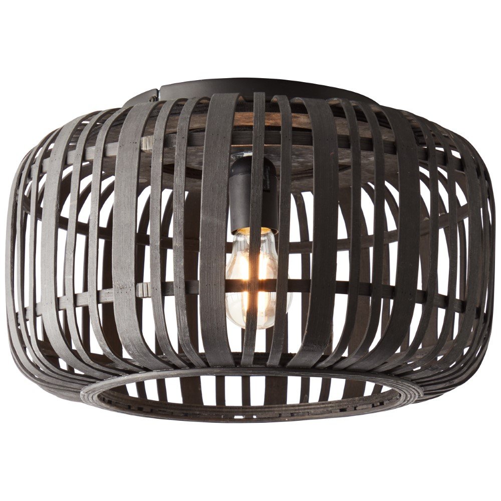 Brilliant Bamboe plafondlampWoodrow Ø 39,5cm - 97167/76