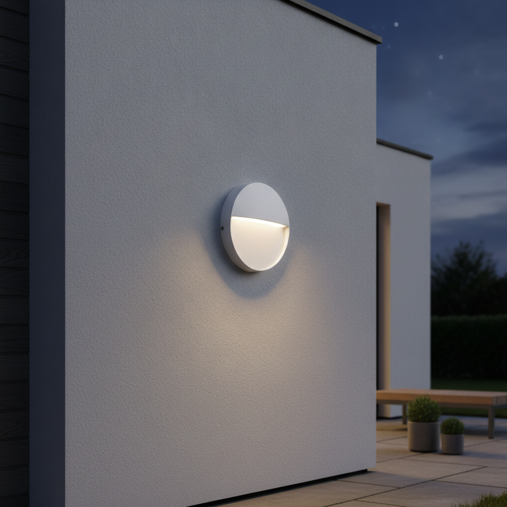 Lyora Ronde wandlampToby design wit - 9030814