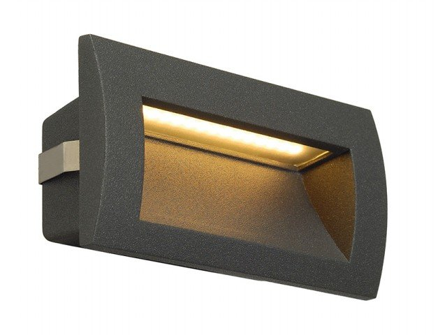 SLV Inbouwlamp voor buiten Downunder Out M led antraciet - 233625