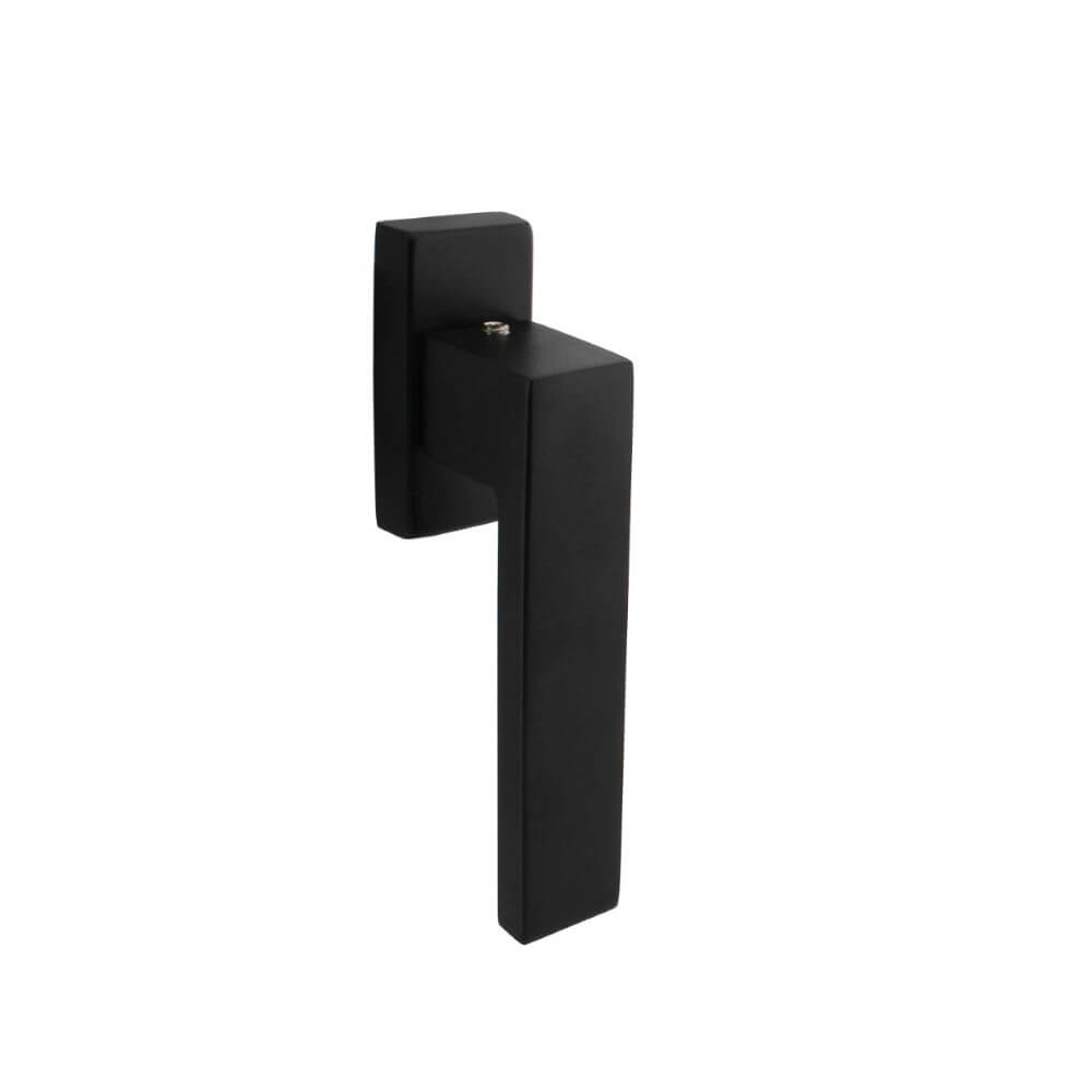 Intersteel RaamkrukAmsterdam rechthoekig rozet zwart - 0023.615625