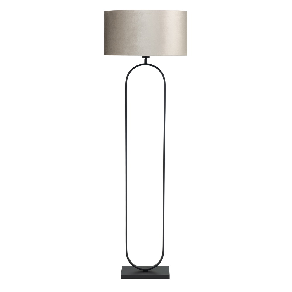 Highlight Design vloerlampVerona zwart 161cm - V4290.01 + O4445.20