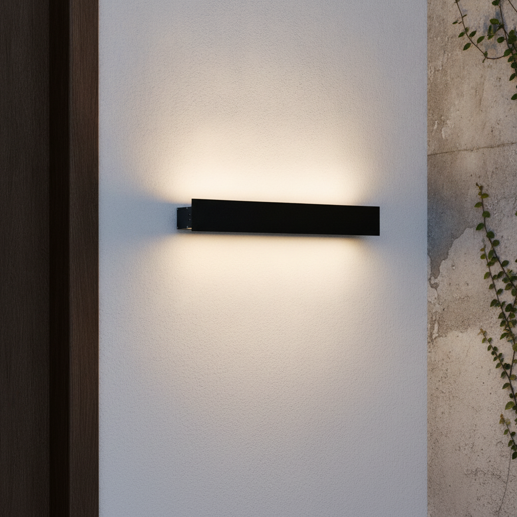 Lyora WandlampPath design zwart 51cm - 108708