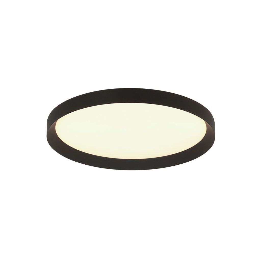 Steinhauer Moderne plafonniereFlady zwart Ø30cm - 4367ZW