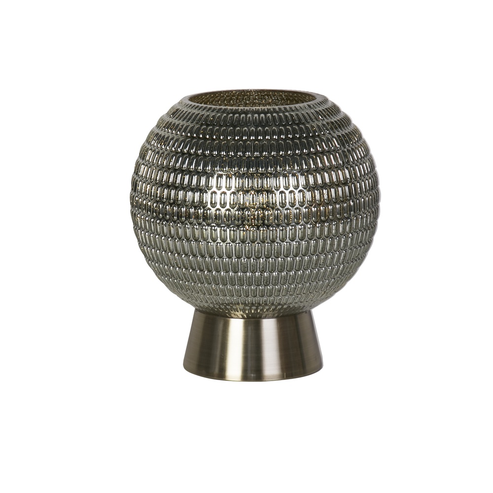 Searchlight Tafellampje Mila groen glas - 67008PB