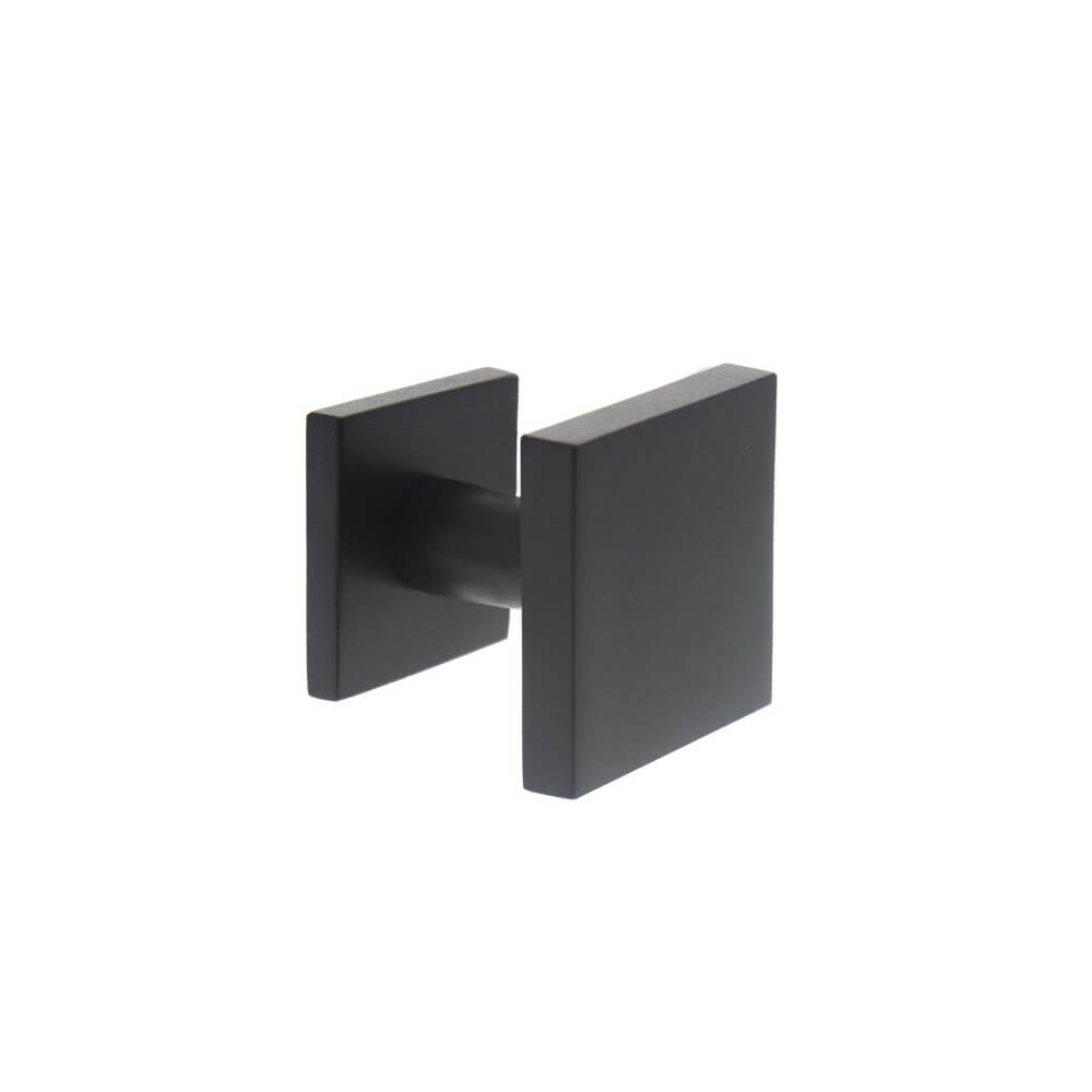 Intersteel VoordeurknopCastor vierkant verkropt zwart - 0023.393049