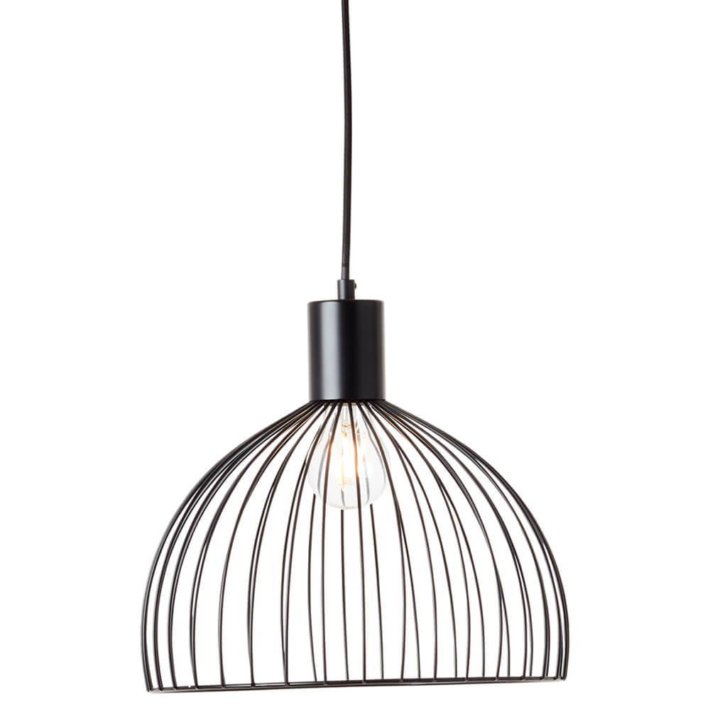 Brilliant HanglampBlacky zwart Ø 30cm - 99391/06