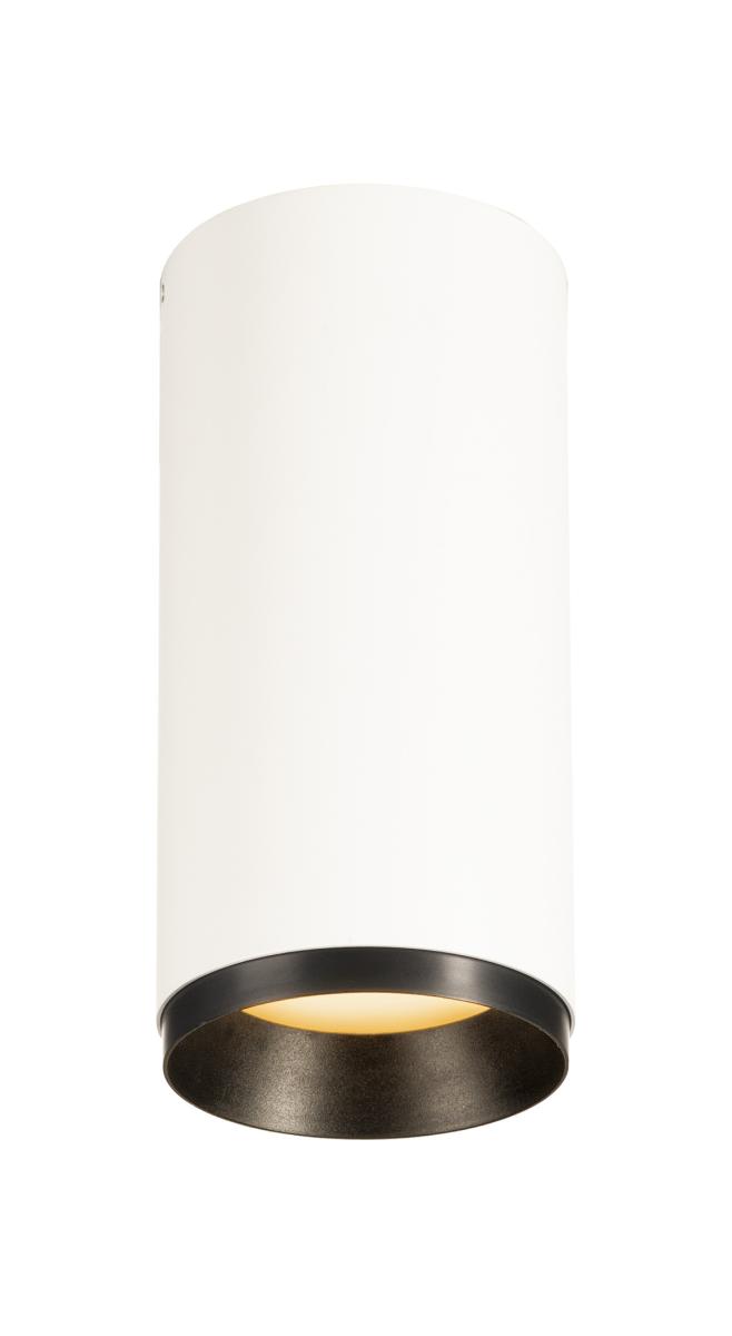 SLV OpbouwspotNuminos M Dali cilinder wit/zwart 2700K - 24gr - 1004510