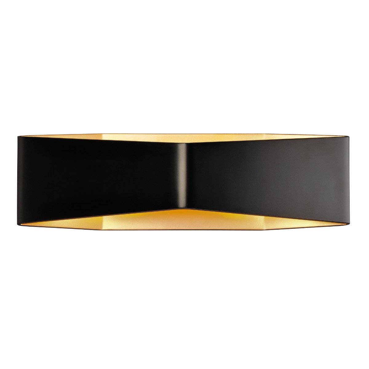 SLV Wandlamp Cariso WL-4 zwart met goud - 151740